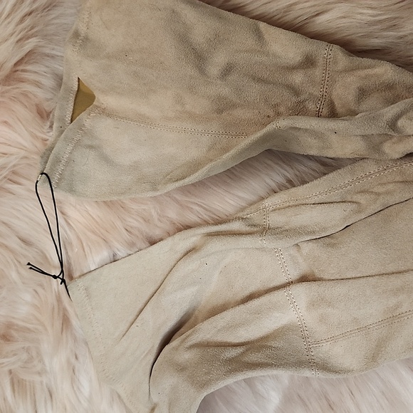 Brand New FASHION OPEN TOE FAUX SUEDE THIGH-HI BOOTS-7 *NOTE* - Picture 7 of 7